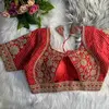 Tew Heavy Pure Italian Silk With Sequence Work Designer Blouse Wholesale Online